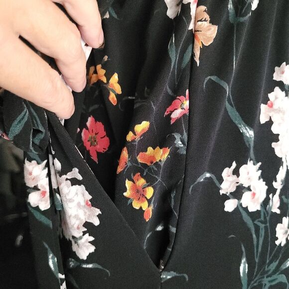 Kayleigh Rica Maternity Knit Crop Floral Jumpsuit Womens XS - Picture 8 of 14